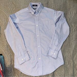 IZOD boys light blue button down dress shirt size M 10/12